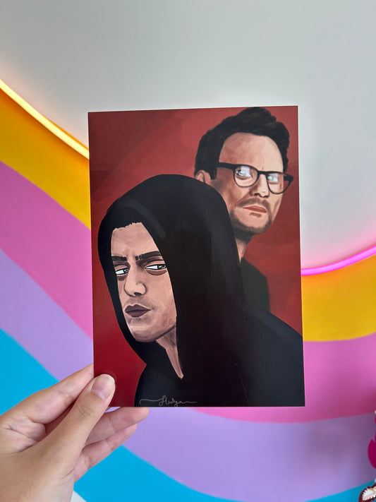 Elliot & Mr.Robot | Art Print