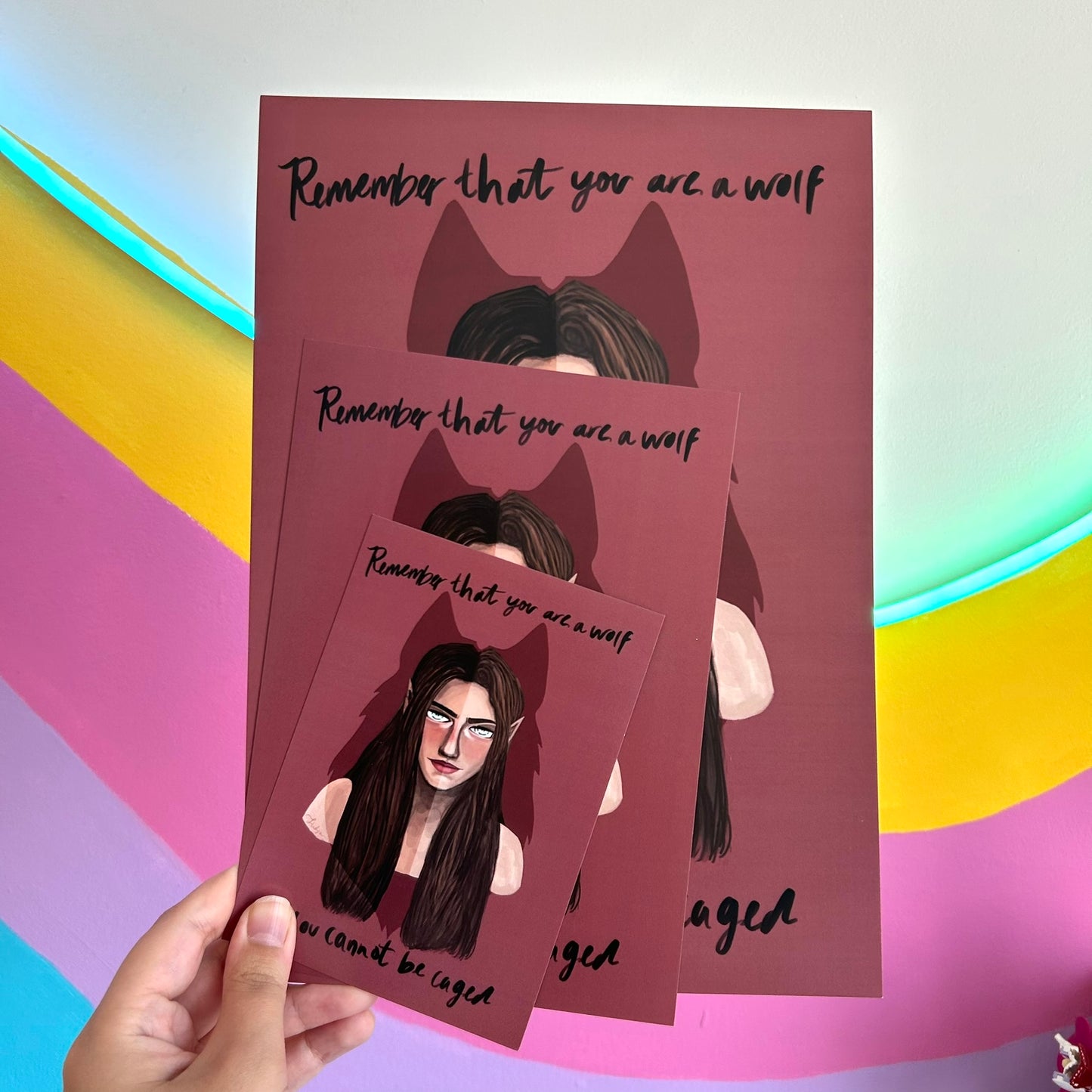 Feyre 'You Are a Wolf' | Art Print