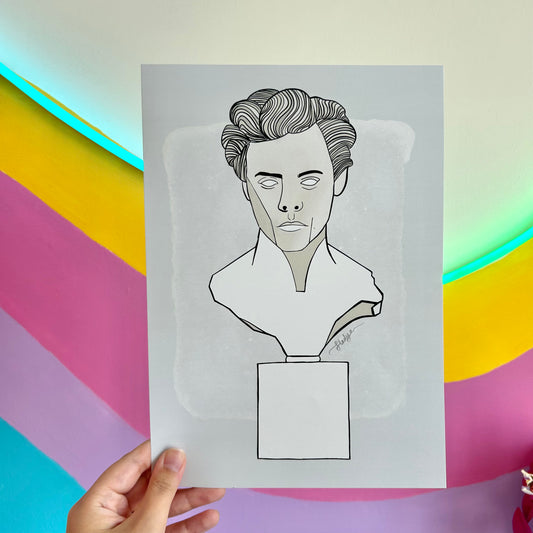 Harry Statue | Art Print
