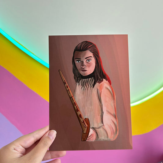 Arya 'Not Today' | Art Print