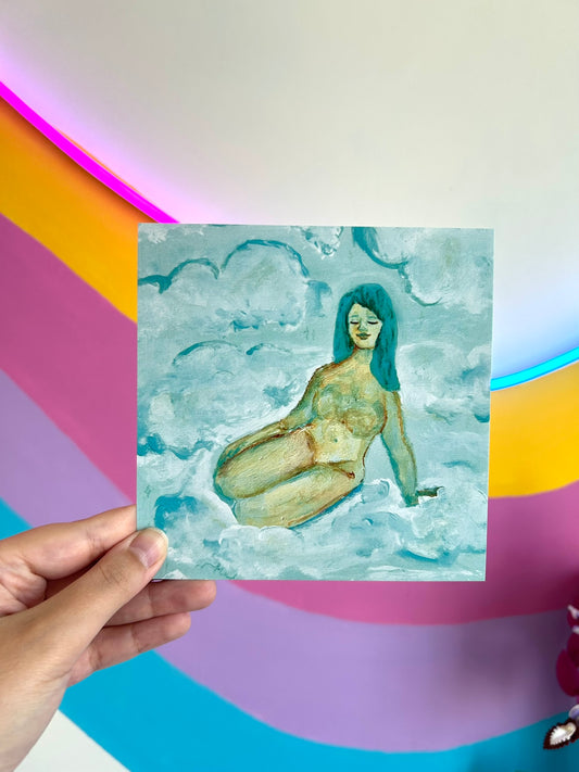 Chilling up above | Art Print