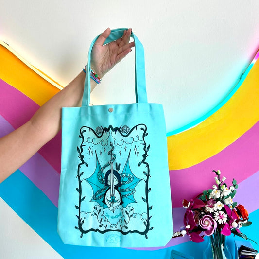 The Warrior Light Totebag | Canvas Tote Bag – Double-Sided Full Print