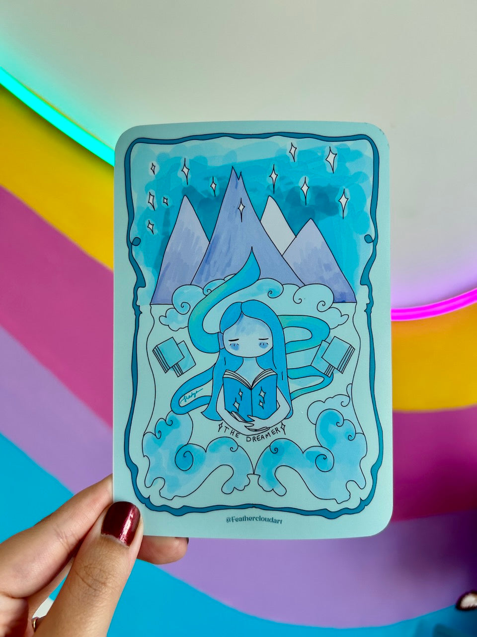 'The Dreamer' Light Matte Sticker E-reader Insert