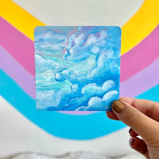 Blue-ooming | 10x10cm