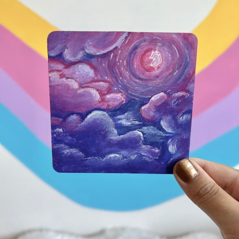 Pinks and Purples | 10x10cm