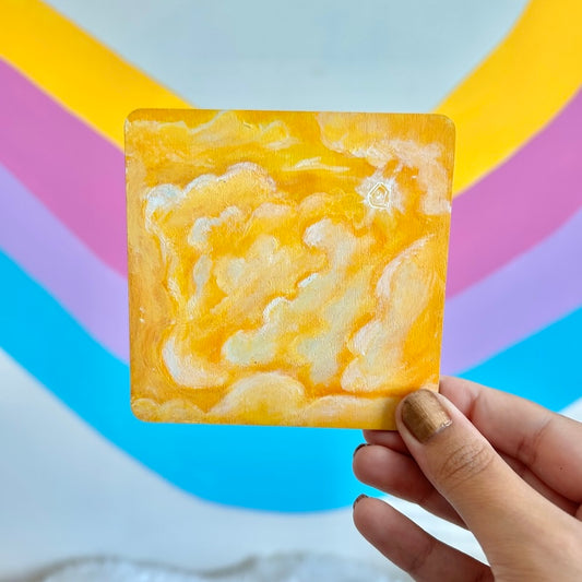 Sunny Clouds | 10x10cm