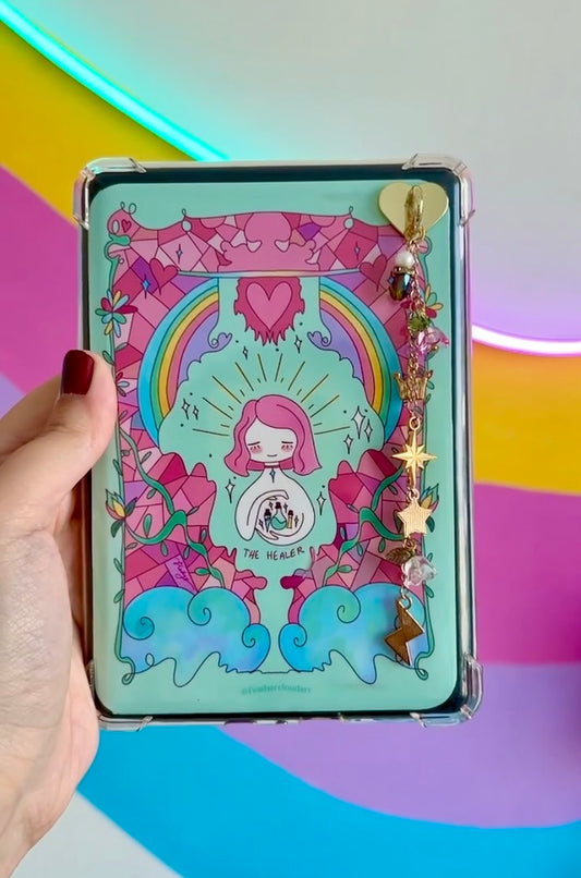 'The Healer' Mint Matte Sticker E-reader Insert