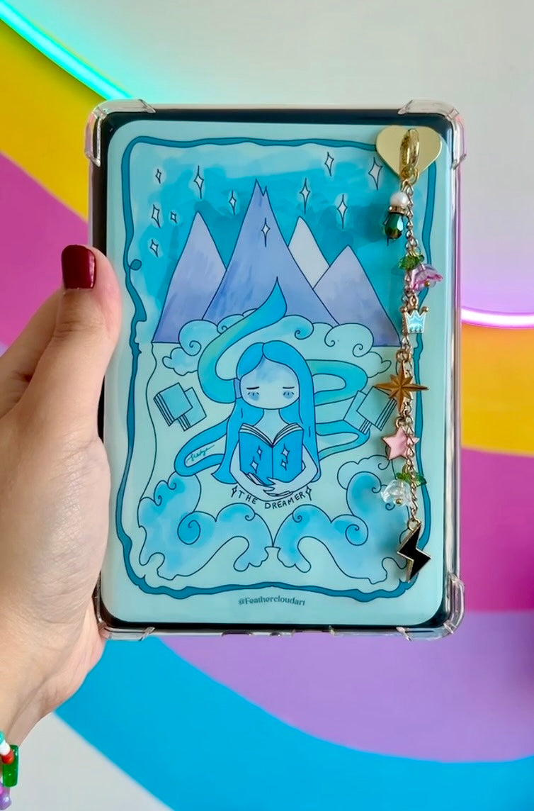 'The Dreamer' Light Matte Sticker E-reader Insert