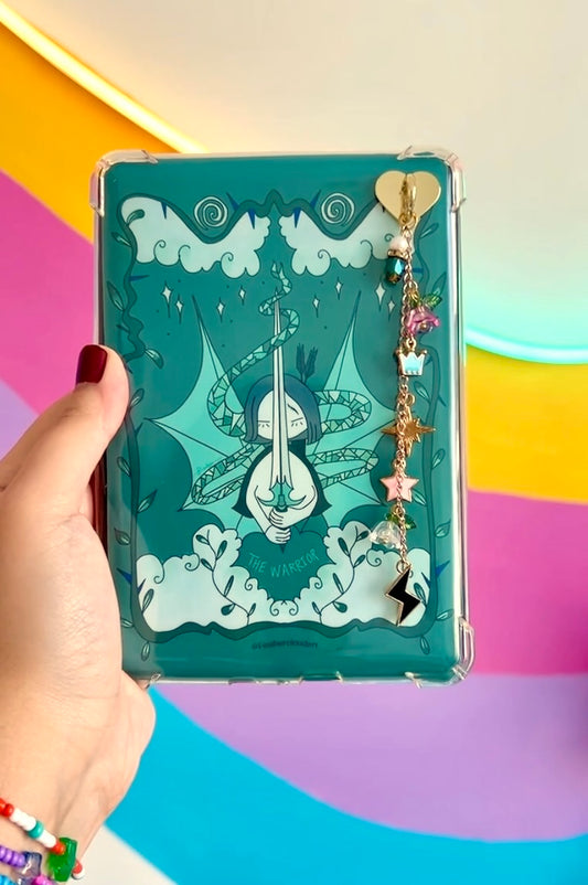 'The Warrior' Dark Matte Sticker E-reader Insert